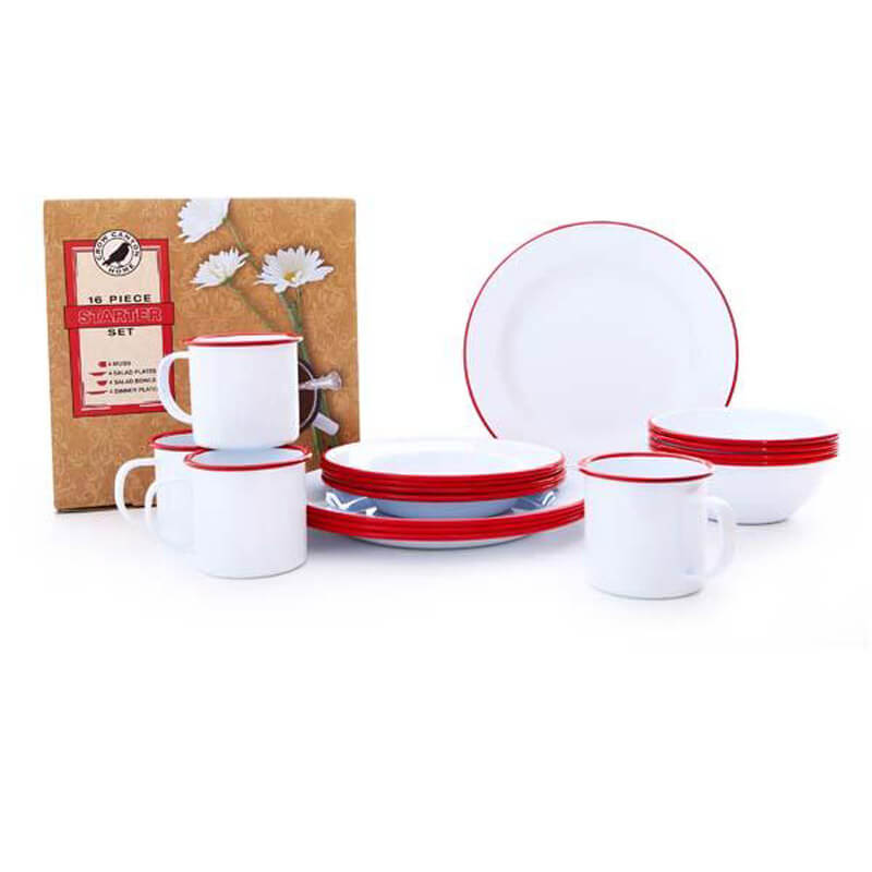 White enamel dishes hotsell
