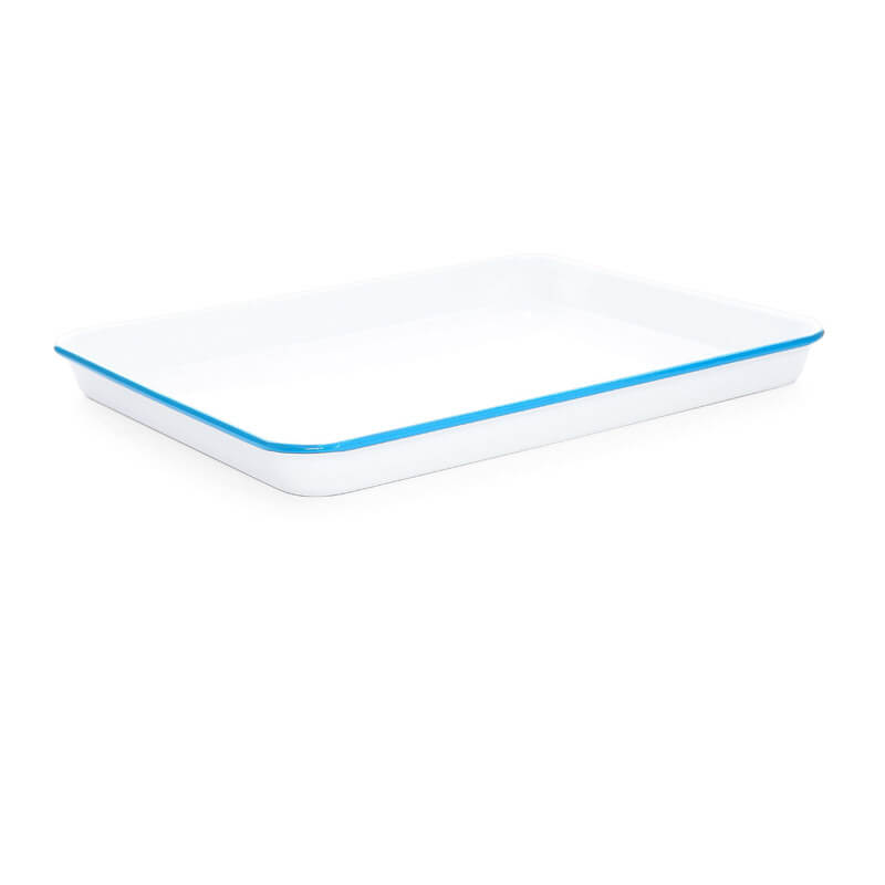 https://www.roveandswig.com/cdn/shop/products/white-turquoise-rim-vintage-enamelware-crow-canyon-home-enamel-rectangular-tray-half-sheet-pan-V90TUR-F-2_e5960e37-68cd-403c-bc12-d0e707beff1e_800x.jpg?v=1615780754